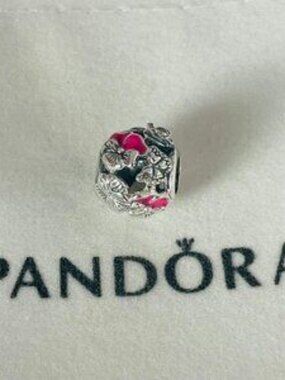 Pandora Charms Pandora Moments Collection Pansy Garden Charm